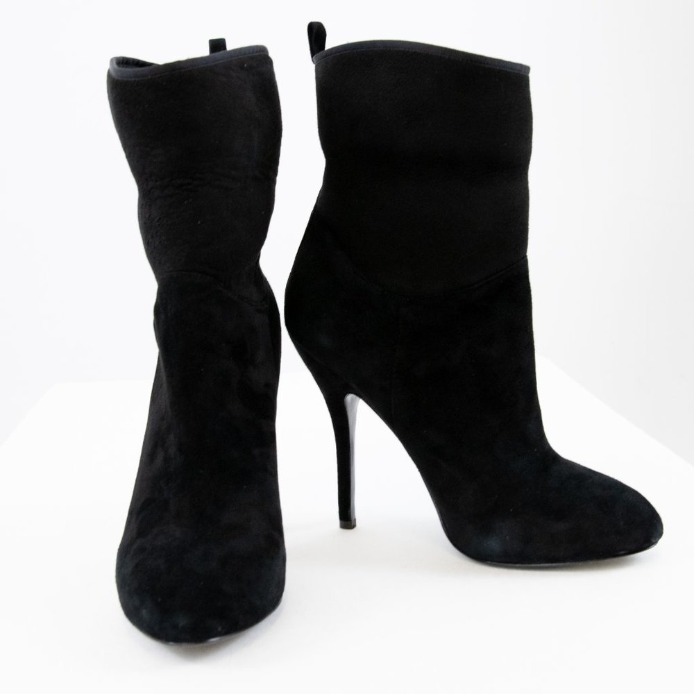Vivienne Westwood Anglomania 10 Suede Boots Black - Picture 2 of 14